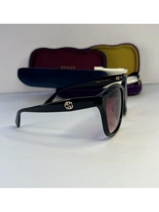 New Authentic GUCCI  Acetate Sunglasses GG0800SA Black main image 11